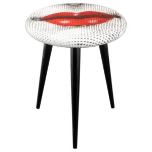 Fornasetti Red Lip Lacquered Bocca Stool