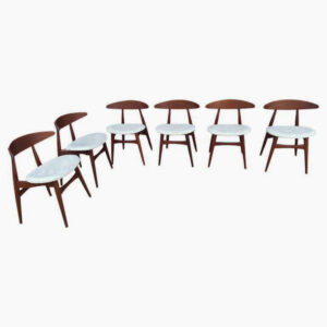 Hans Wegner Dining Chairs Model CH-30 - SOLD