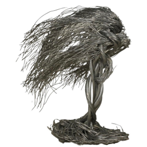 Metal Wire Abstract Sculpture