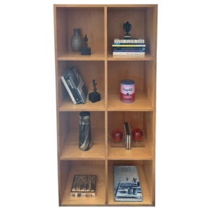 1970s Bookcase in Burch Veneer