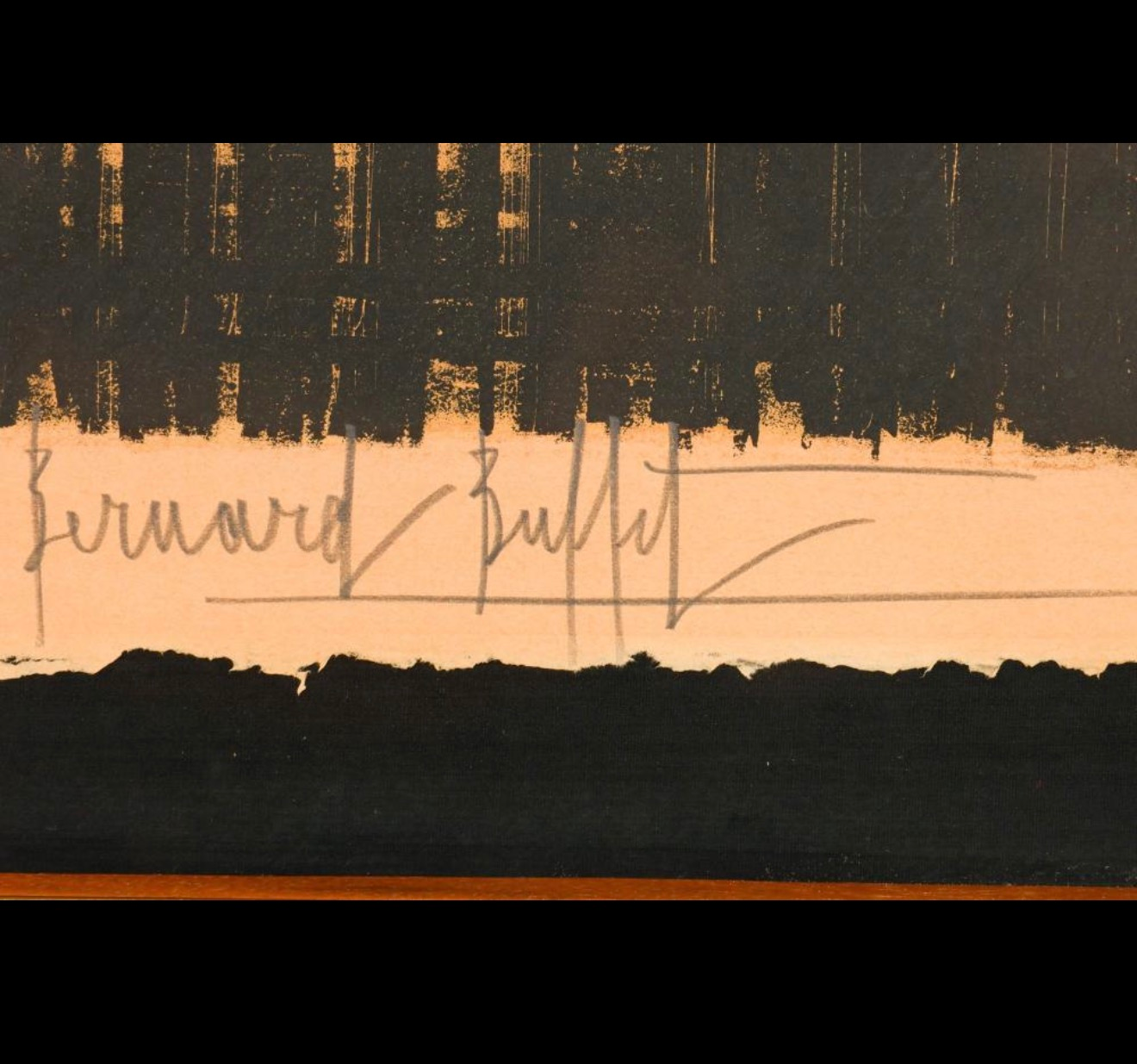 Bernard Buffet 1928-1999 New York X Lithograph Signed - Image 3