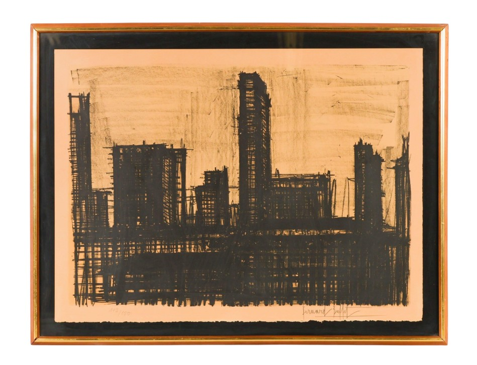 Bernard Buffet 1928-1999 New York X Lithograph Signed